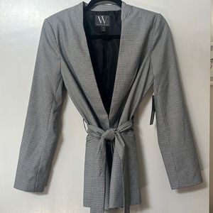 Houndstooth Blazer with tie